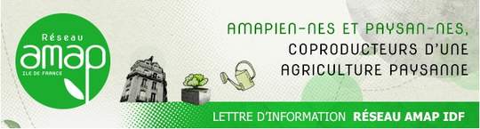Lettre d'information AMAP IDF